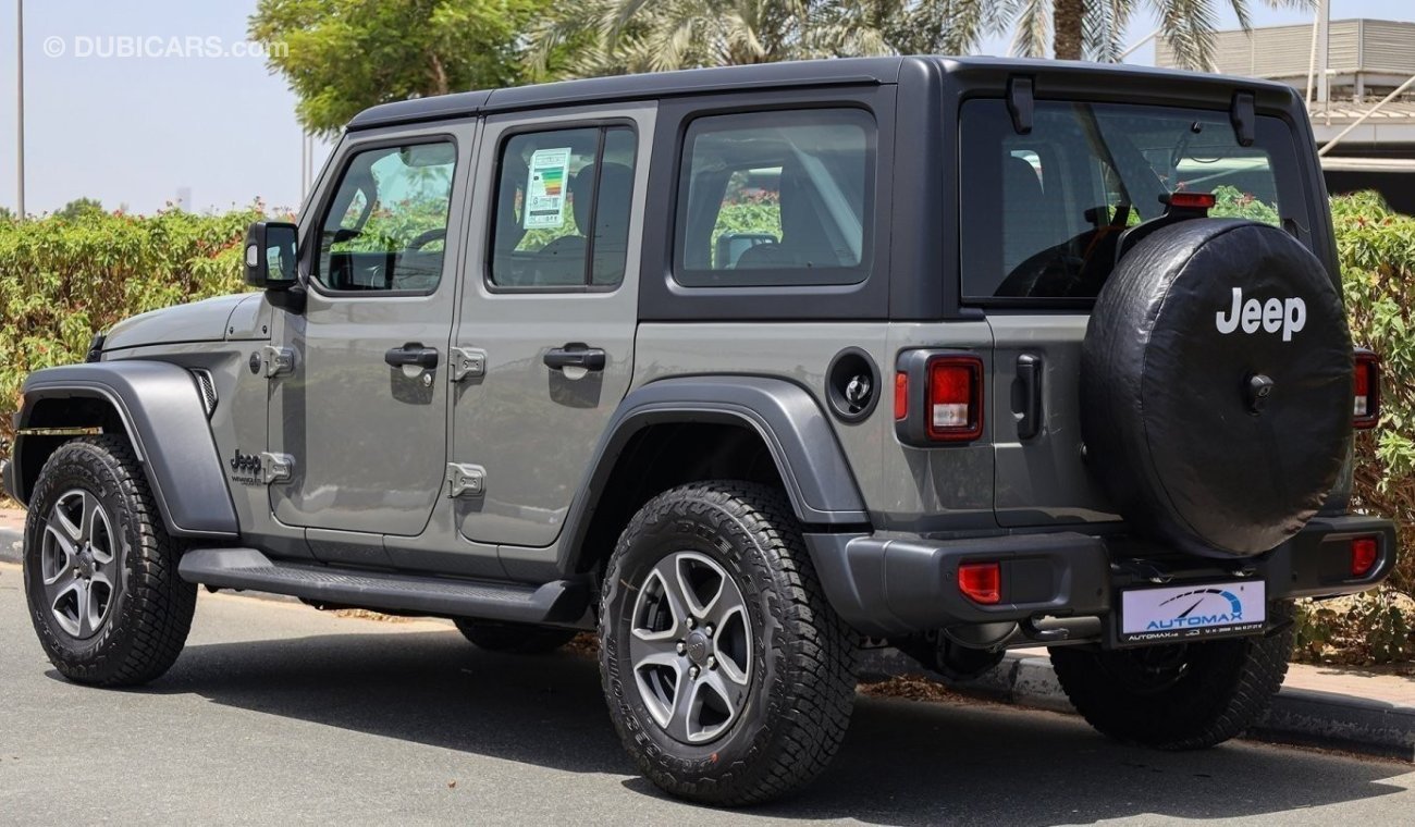 Jeep Wrangler Unlimited Sport Plus V6 3.6L , 2023 GCC , 0Km , (ONLY FOR EXPORT)