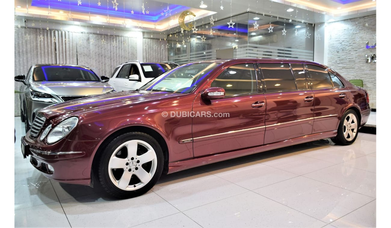 Mercedes-Benz E 320 EXCELLENT DEAL for our Mercedes Benz E320 ELEGANCE ( LIMOUSINE ) 2004 Model!! in Burgundy Color! GCC