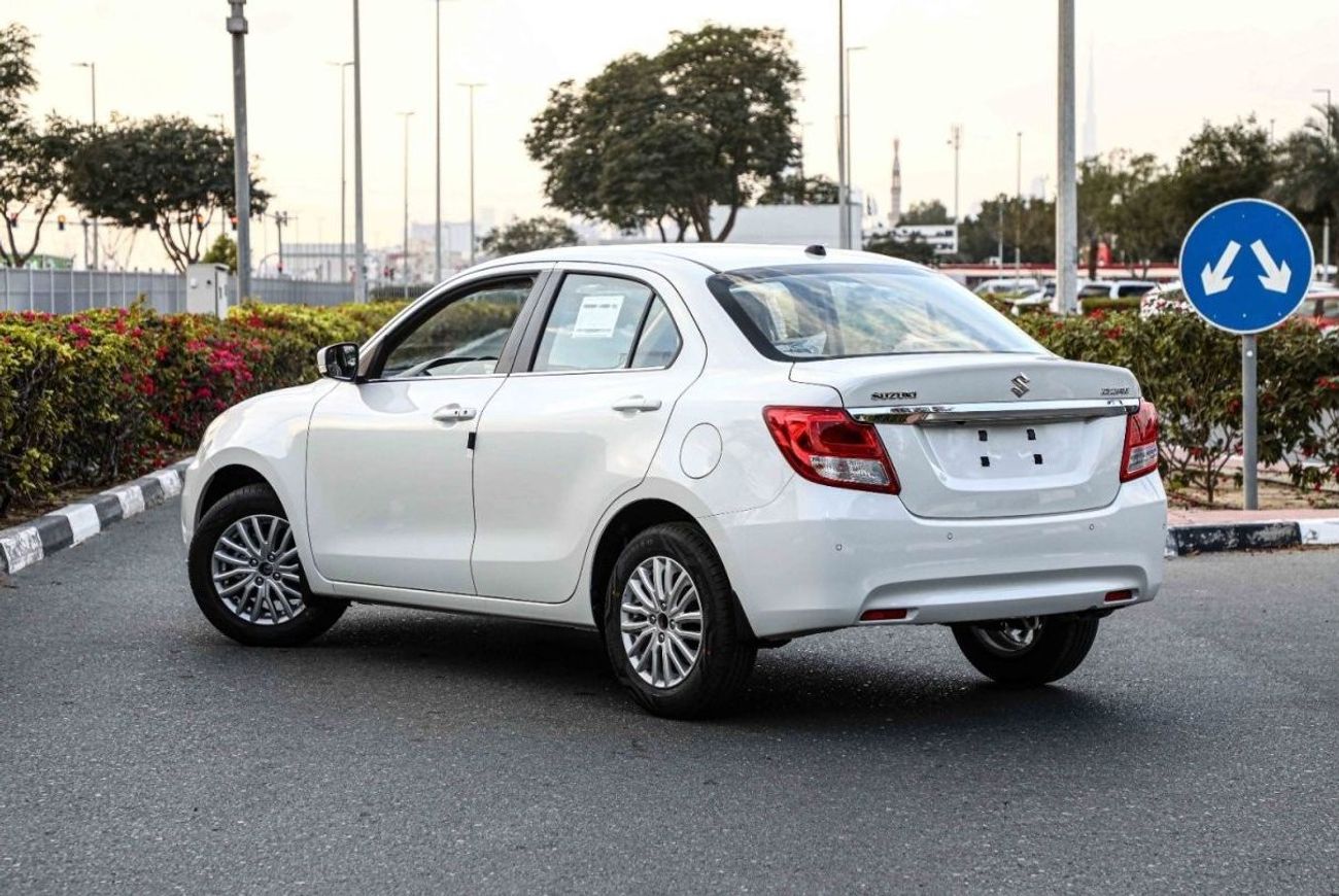 سوزوكي دزاير 2024 سوزوكي ديزاير 1.2 GLX - أبيض قطبي لؤلؤي معدني من الداخل أسود | للتصدير فقط