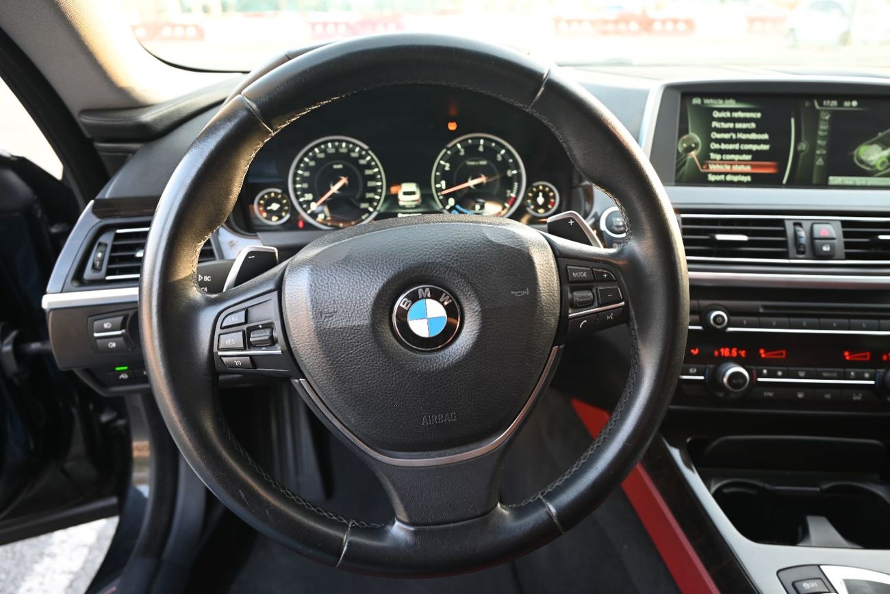BMW 640i M Sport 3.0L - 0% DP - BMW 640i GRAND COUPE 2015 - LOW MILEAGE - FSH ONLINE - GCC SPECS