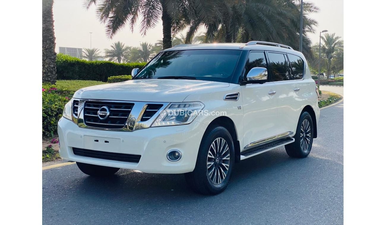Nissan Patrol SE Platinum City Nissan patrol 2014 platinum full option perfect condition