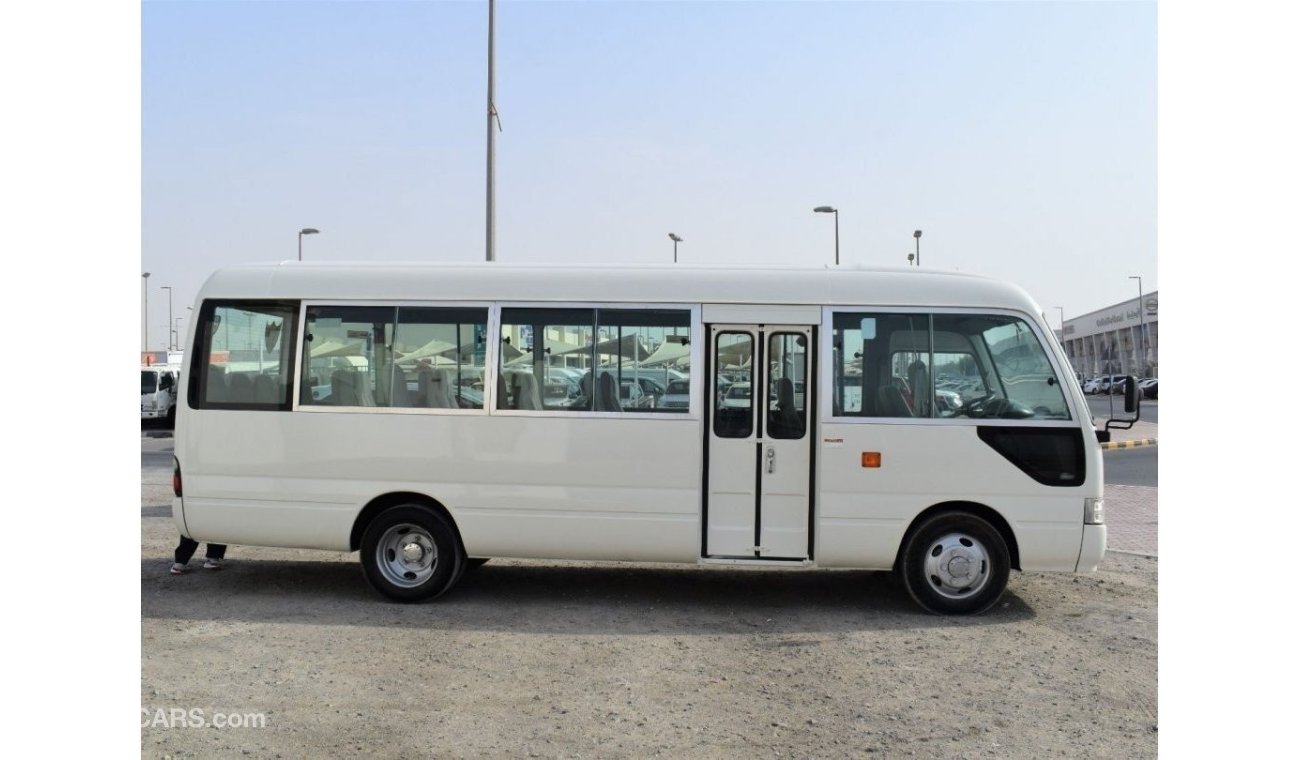 تويوتا كوستر 2014 | TOYOTA COASTER – HIGH ROOF DLX | 4.2L V6 30 SEATS | DIESEL | GCC | LOW KILOMETERS | VERY WELL