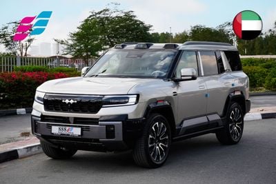 بي واي دي ليوبارد 8 2025 Leopard 8  NEW Flagship 5-seates AWD Gold in White 0Km