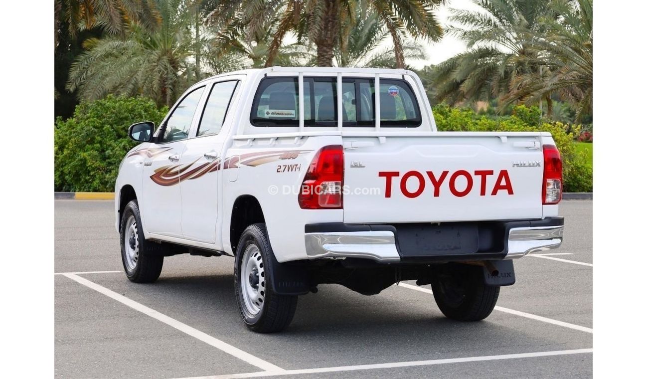 Toyota Hilux GL | 4X4 - 2.7L PETROL - AUTOMATIC - D/CABIN | GCC SPECS | BEST PRICE