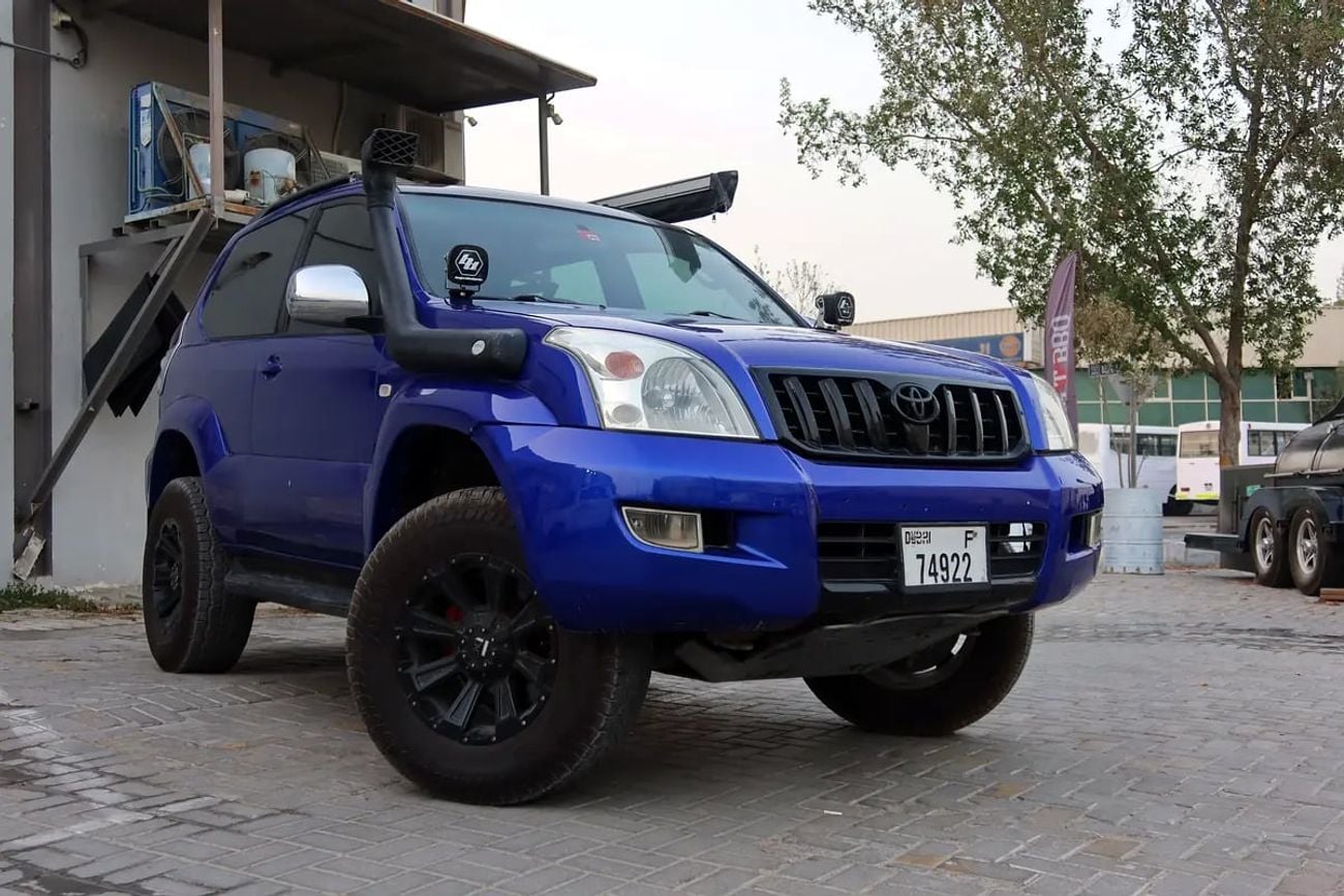 تويوتا برادو Land Cruiser 2-Door 4.0 V6 | Electric Blue | Full Off-Road Kit | Off-Road Ready