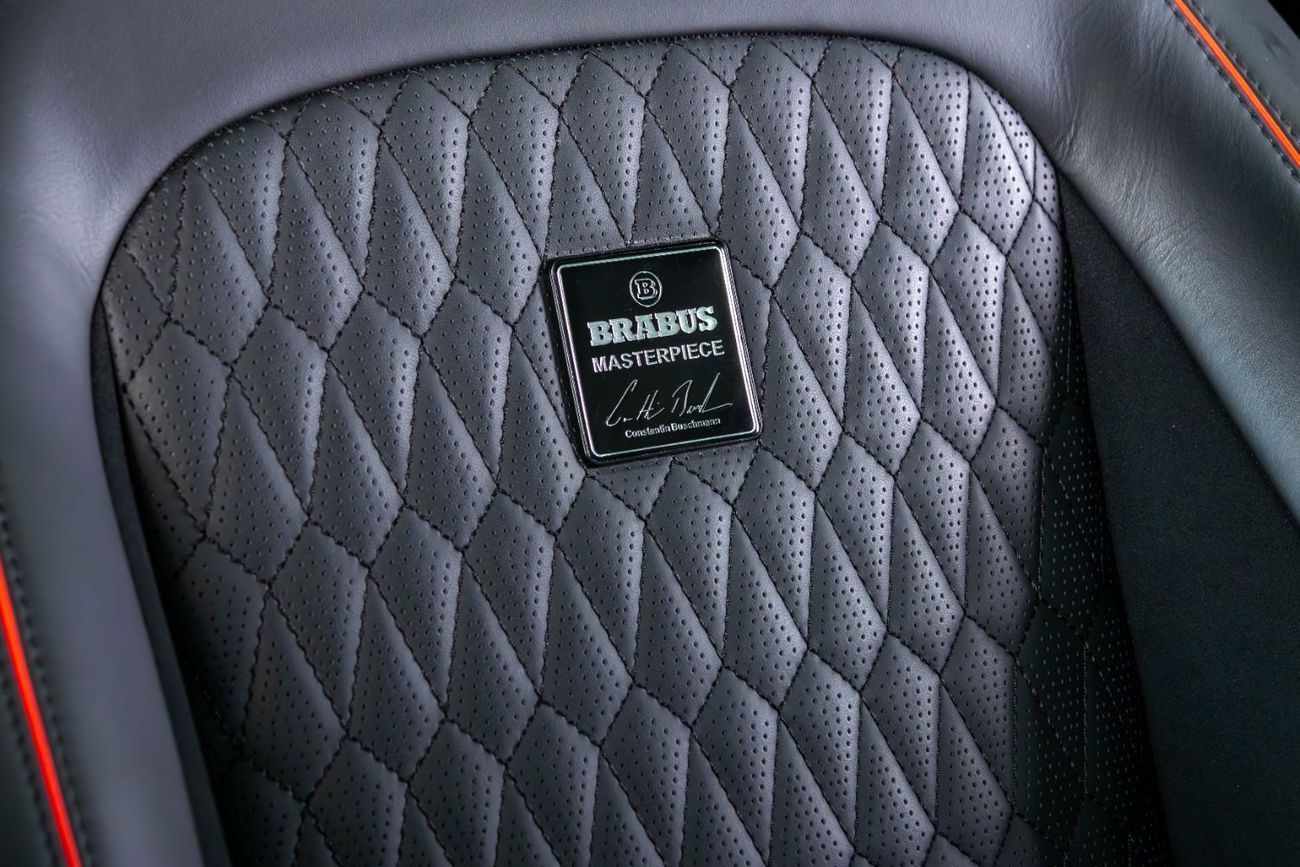 برابوس 900 - مرسيدس-AMG G 63 Brabus 900 Rocket Kit-Masterpiece Interior Black With Red Accents-Full Carbon