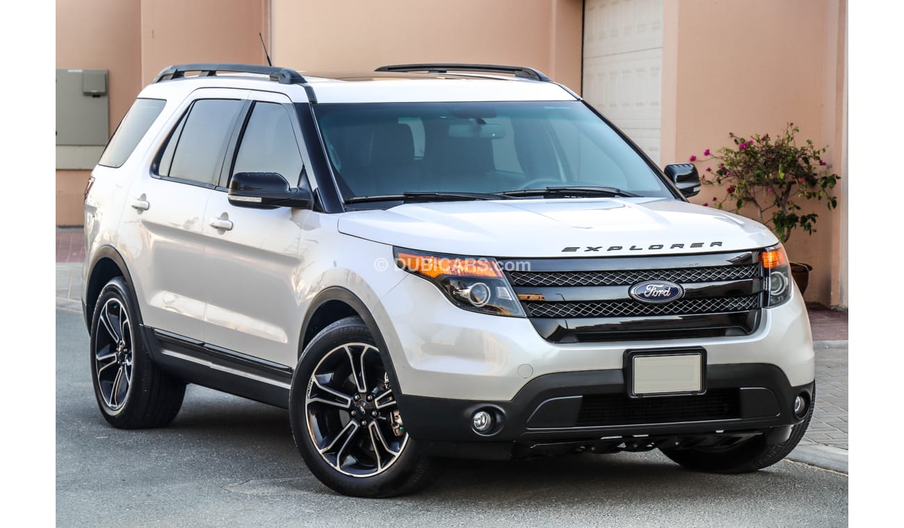 فورد اكسبلورر سبورت تراك Sport 2015 GCC under Agency Warranty with Zero Down-Payment.