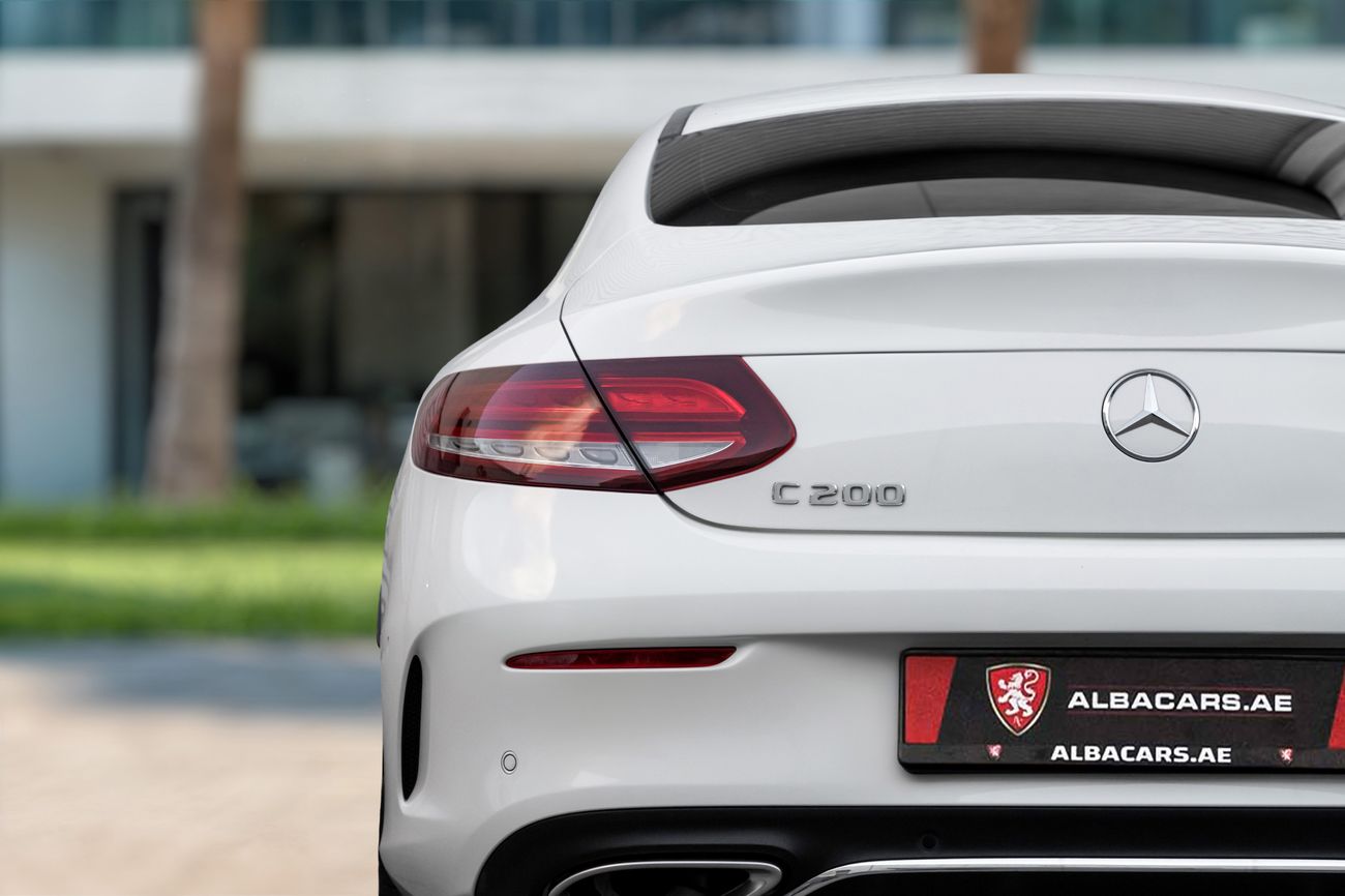 مرسيدس بنز C 200 C200 Coupe | 3,134 P.M | 0% Downpayment | Excellent Condition! | Ramadan Offer!