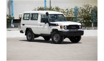 Toyota Land Cruiser 2024 Toyota LC78 4.5 HT 3DR - White inside Bluish Grey