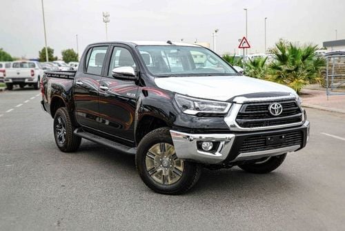 تويوتا هيلوكس تويوتا هايلكس 2023 4x4 DC 2.8 SR5 - أسود من الداخل أسود | تصدير فقط