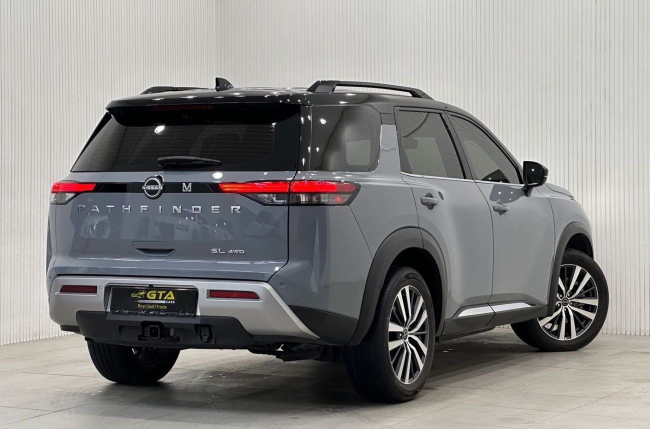 نيسان باثفايندر 2022 Nissan Pathfinder SL, Oct 2027 Nissan Warranty, Oct 2025 Nissan Service Pack, Full Options, GCC