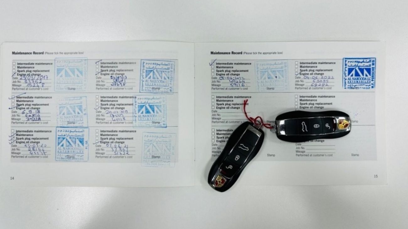 Porsche Cayenne GCC .. FSH .. Warranty … Original Paint .. Top Range