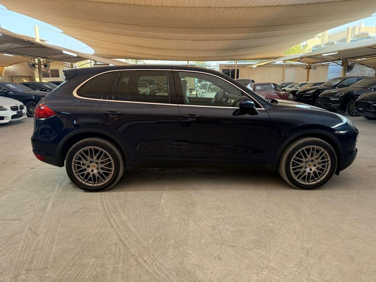 Porsche Cayenne S 4.8L | RARE TITANIUM BLUE INTERIOR | SERVICE HISTORY | SPORTS CHRONO PACKAGE