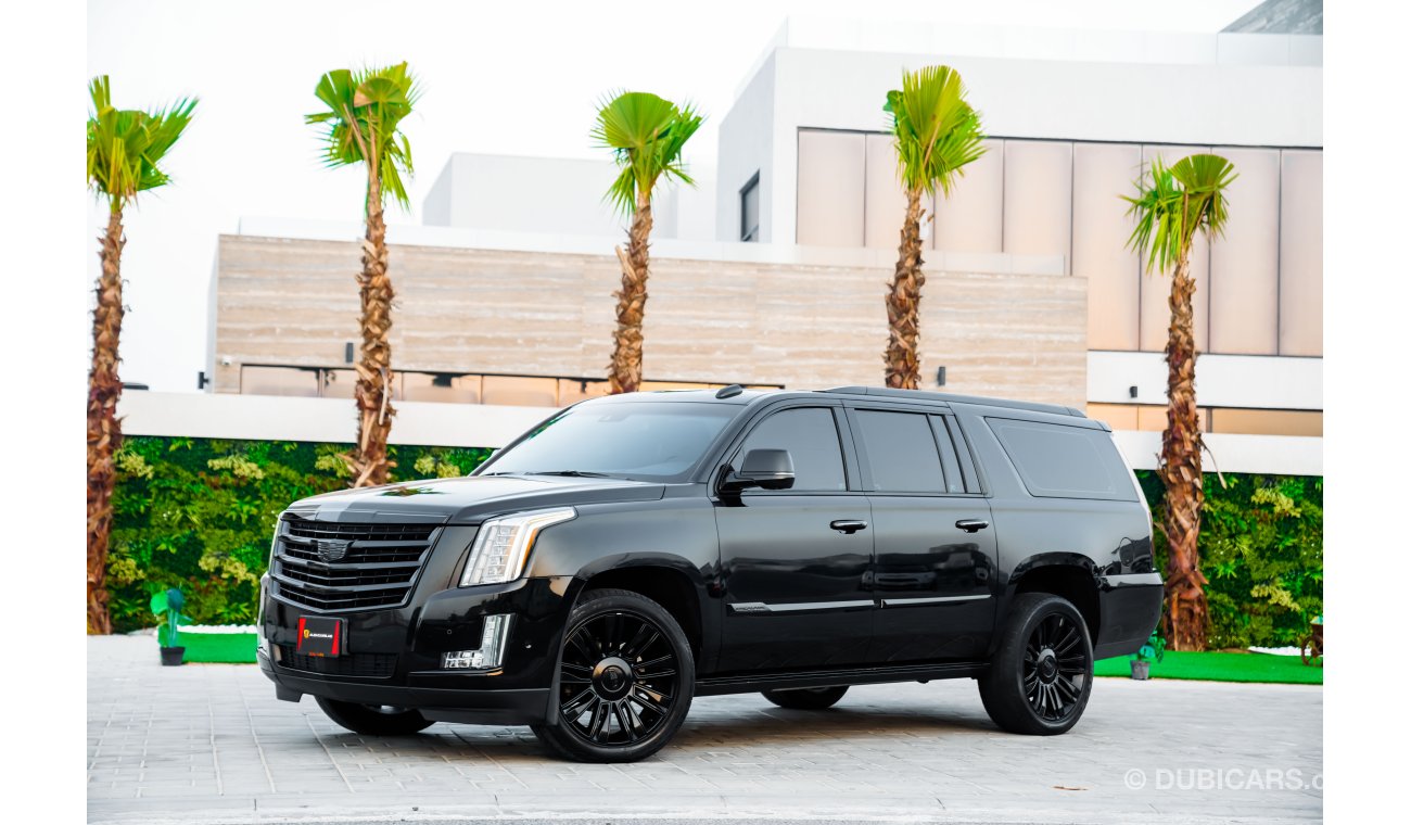 Cadillac Escalade Platinum ESV 6.2L | 4,698 P.M | 0% Downpayment | Full Option | Magnificent Condition!