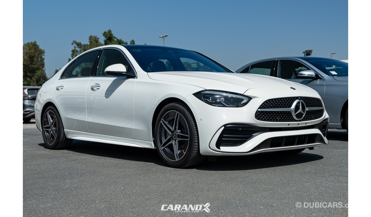 مرسيدس بنز C200 Sport 2022 White With Sunroof