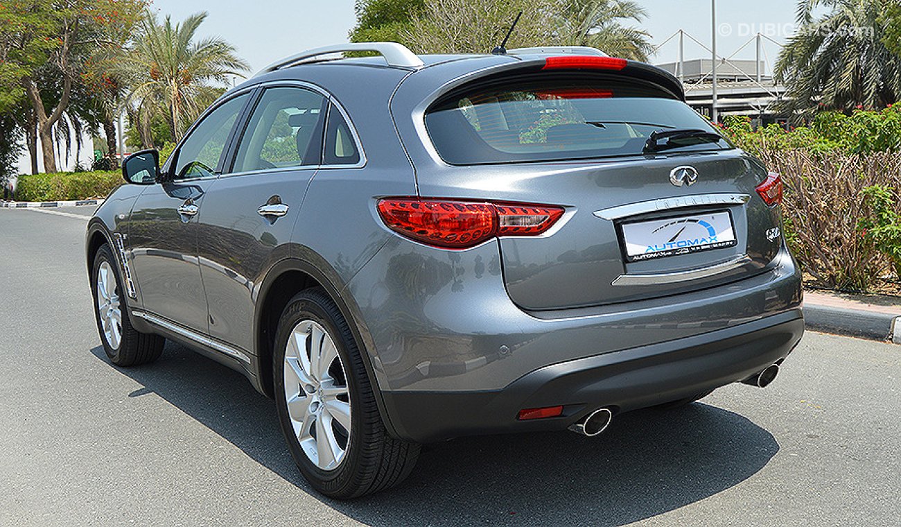 إنفينيتي QX70 3.7L V6 AWD, GCC, 0km w/ 5Yrs or 200K km WTY + 2Yrs or 50K km Service from Dynatrade