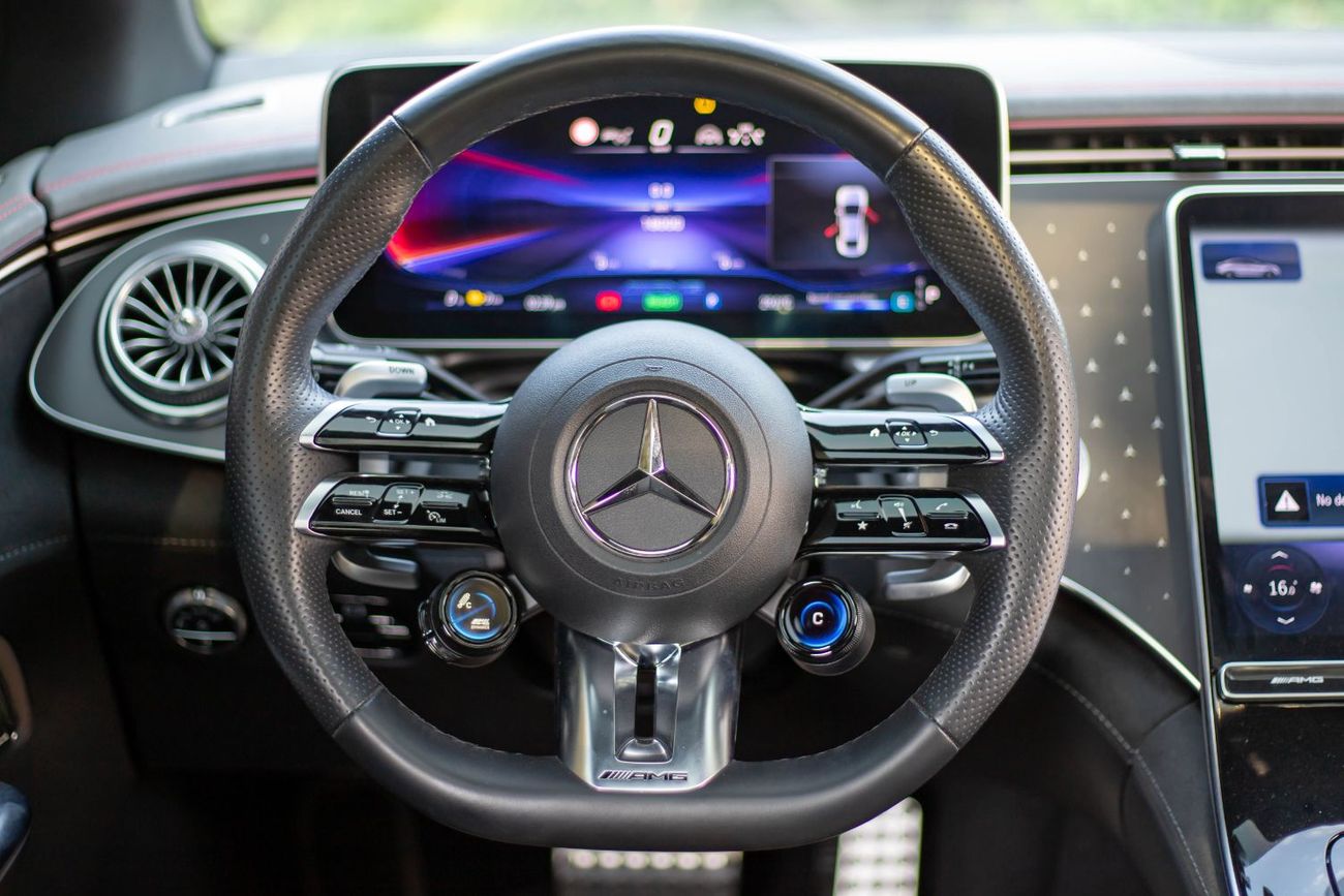 مرسيدس بنز EQE 43 2023 Mercedes-AMG EQE 43 4MATIC — 15,000 km only Fully electric luxury-performance sedan. Dual-motor