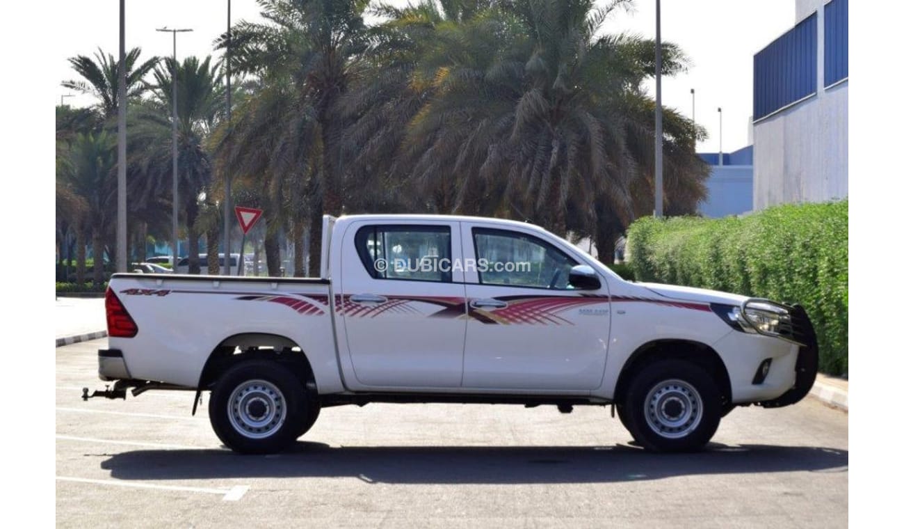 Toyota Hilux 2.4 Diesel Double Cab Pick up 2016 model with Rear camera, bedliner-towing hook - bumper