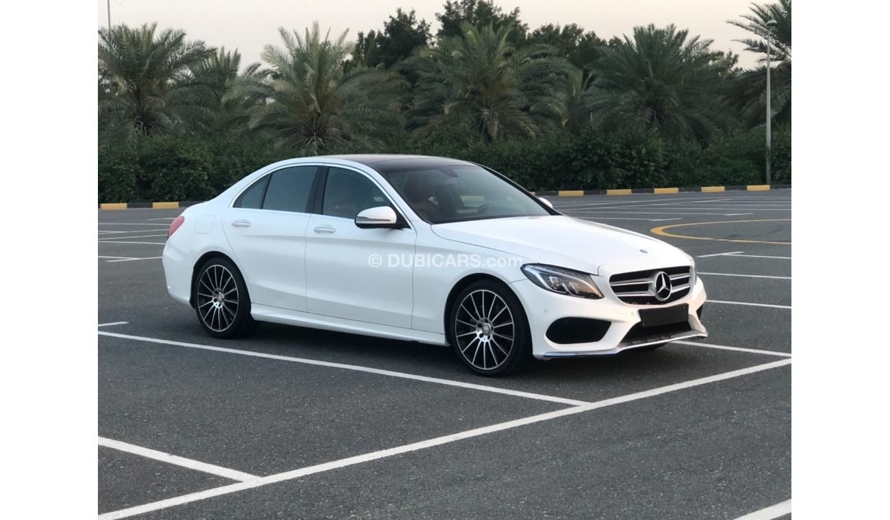 Mercedes-Benz C 200 AMG Pack MODEL 2016 GCC car perfect condition inside and outside low mileage full electric control s
