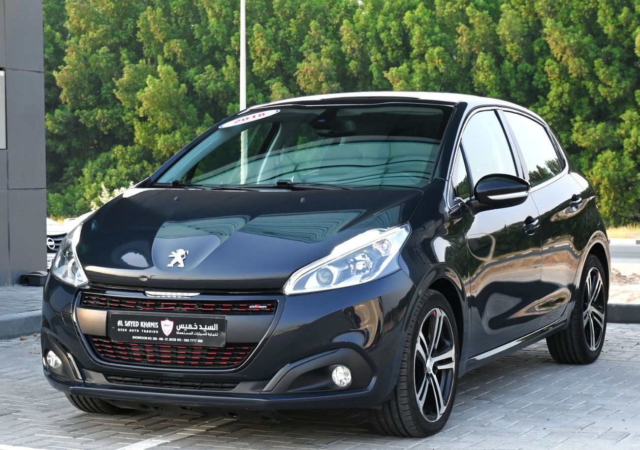 بيجو 208 GT لاين بيجو 208 GT_LINE خليجي 2018 بحالة ممتازة من الداخل والخارج