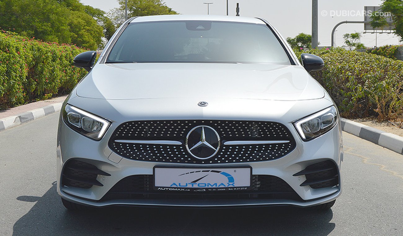 مرسيدس بنز A 200 AMG 2018, I4-Turbo GCC, 0km with 2 Years Unlimited Mileage Dealer Warranty