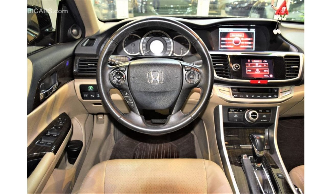هوندا أكورد Amazing Honda Accord 2013 Model!! in Brown Color! GCC Specs