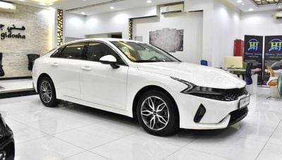 Kia K5 EXCELLENT DEAL for our KIA K5 ( 2023 Model ) in White Color GCC Specs