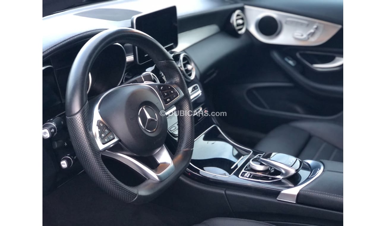 Mercedes-Benz C 200 Coupe Mercedes Benz C200 coupe model 2017 GCC car perfect condition full option low mileage panoramic roof