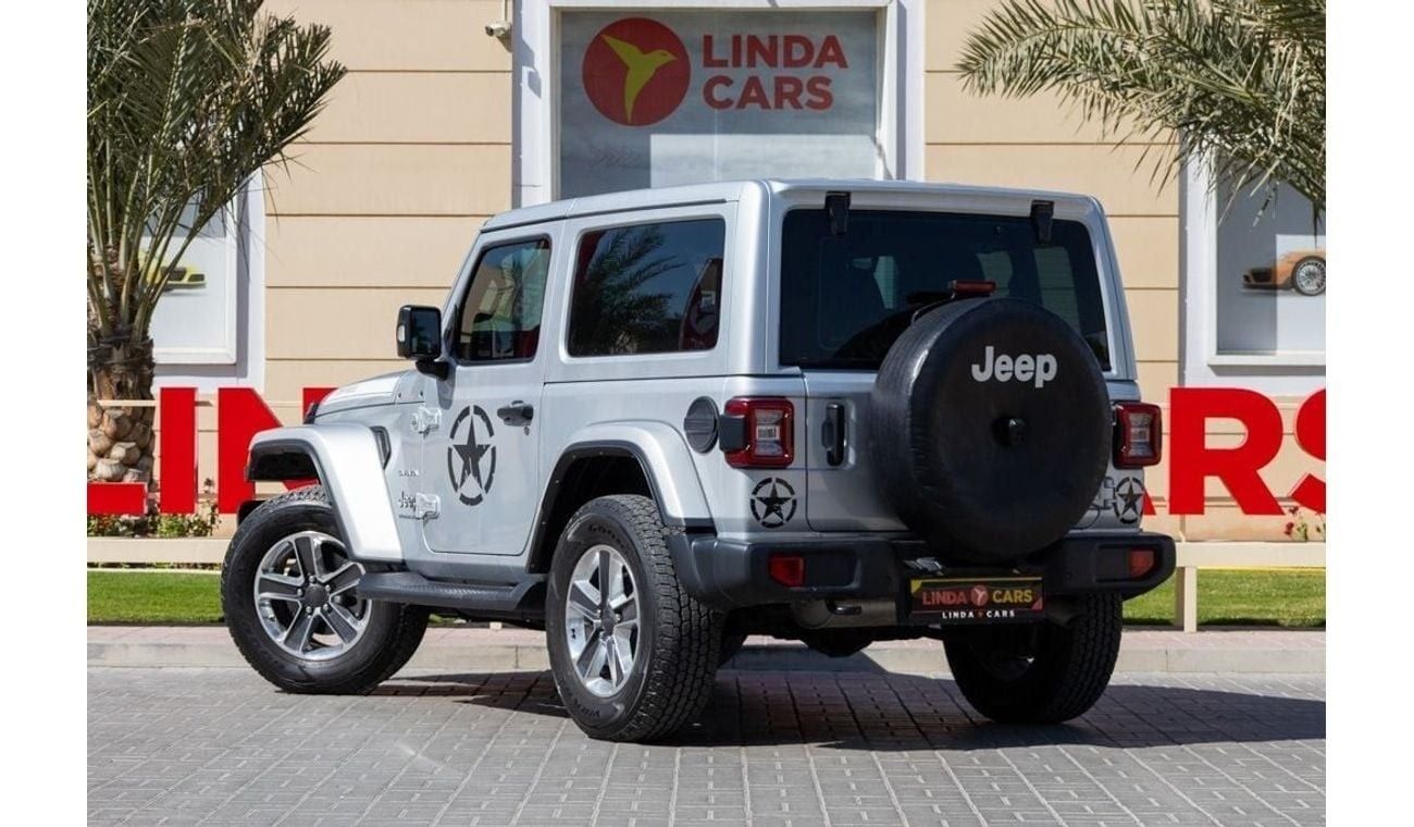 جيب رانجلر Sahara 3.6L A/T (5 Seater) Jeep Wrangler Sahara 2022 GCC under Agency Warranty with Flexible Down-Pa
