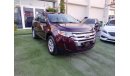 Ford Edge Gulf without accidents No. 2, burgundy, inside beige, without accidents, cruise control, rear wing c