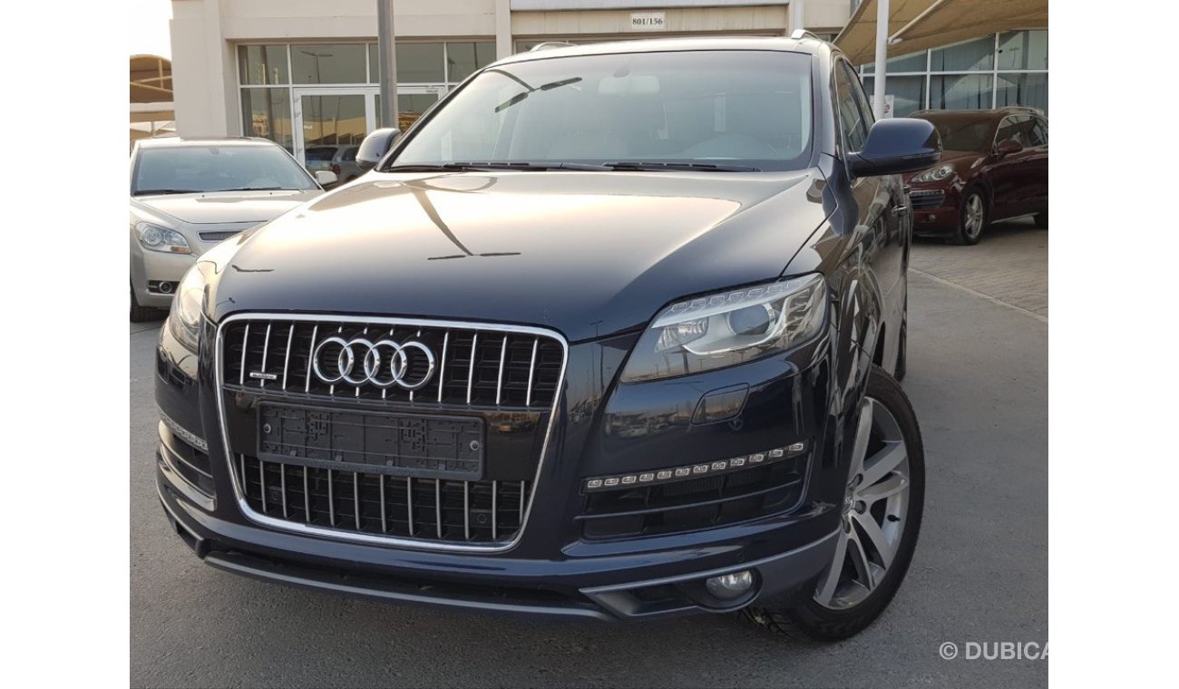 Audi Q7 model 2012GCC full option car prefect condition and no need any maintenance no paint