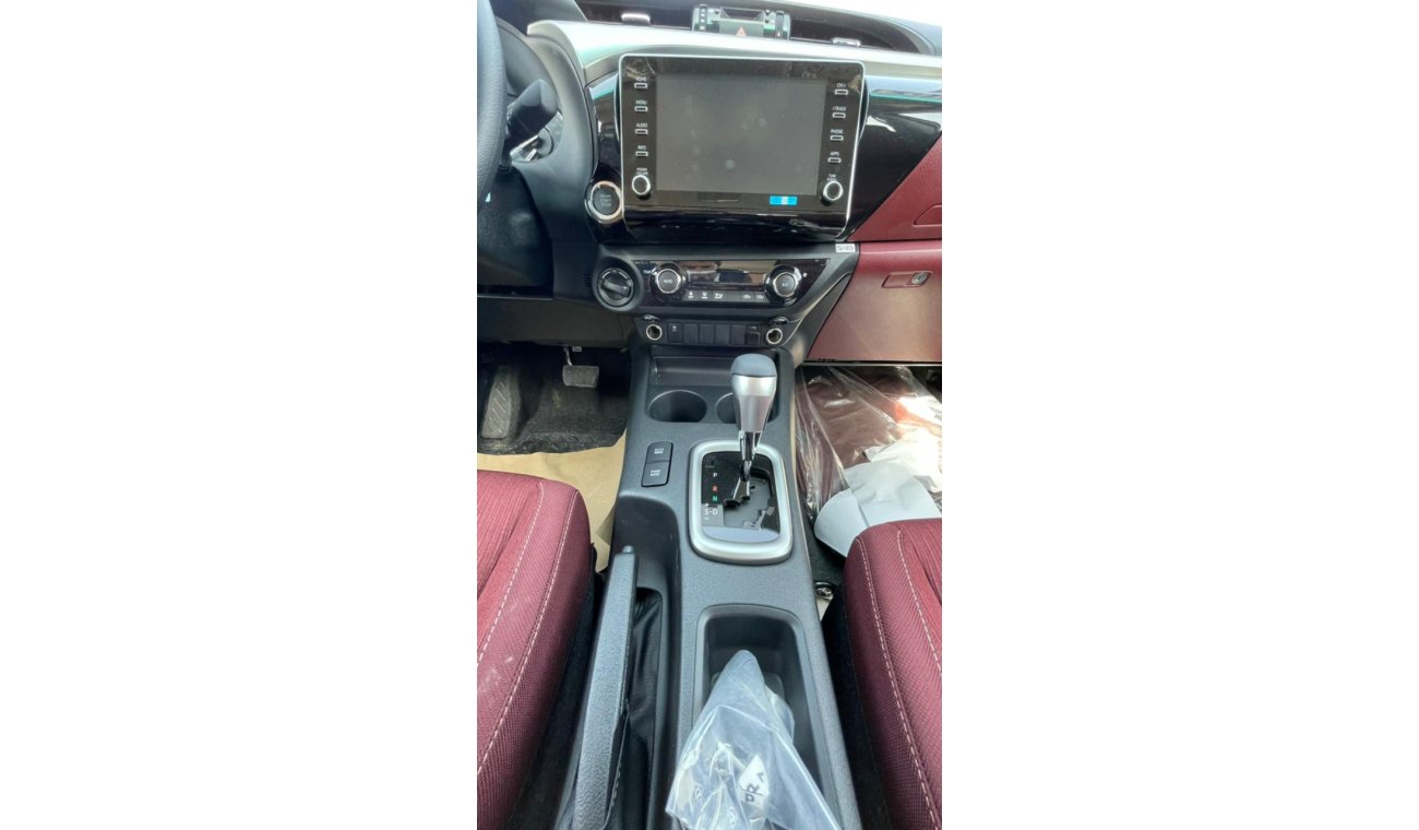 Toyota Hilux 2.7L MODEL 2021 4X4 DVD REAR CAMERA PUSH START  REAR AC WITH COOL BOX RED  IN SIDE EXPORT ONLY