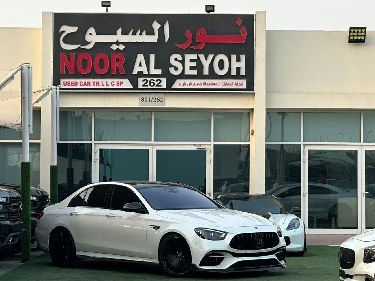 Mercedes-Benz E 63S ‏MERCEDES BENZ AMG E63s GCC 2021 ‏Bodykit (BRABUS) ‏Original paint  ‏Recaro Seats ‏Full Option Full 