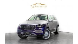 مرسيدس بنز GLS600 Maybach 2022 | BRAND NEW | MERCEDES MAYBACH GLS 600 TWO TONE | ZERO KM | GCC SPECS | WARRANTY AND SERVICE