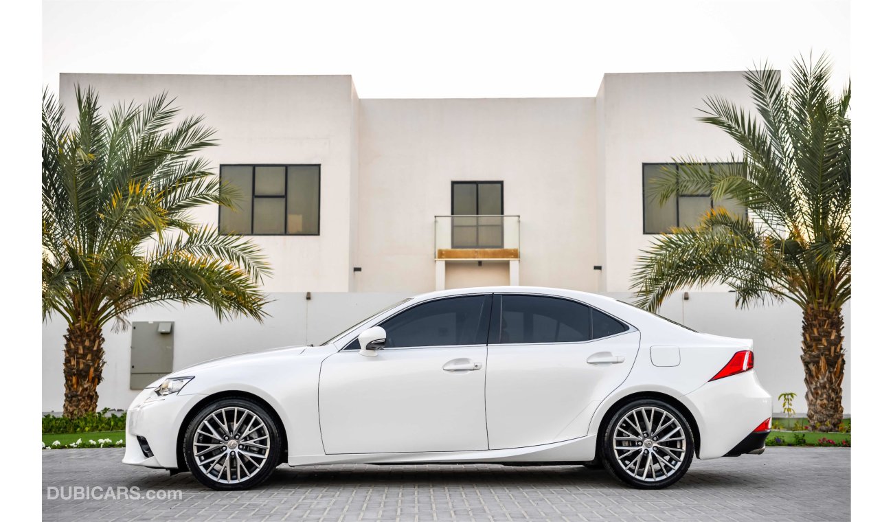 Lexus IS250 - 2015 - Under Warranty - AED 1,684 PER MONTH - 0% DOWNPAYMENT