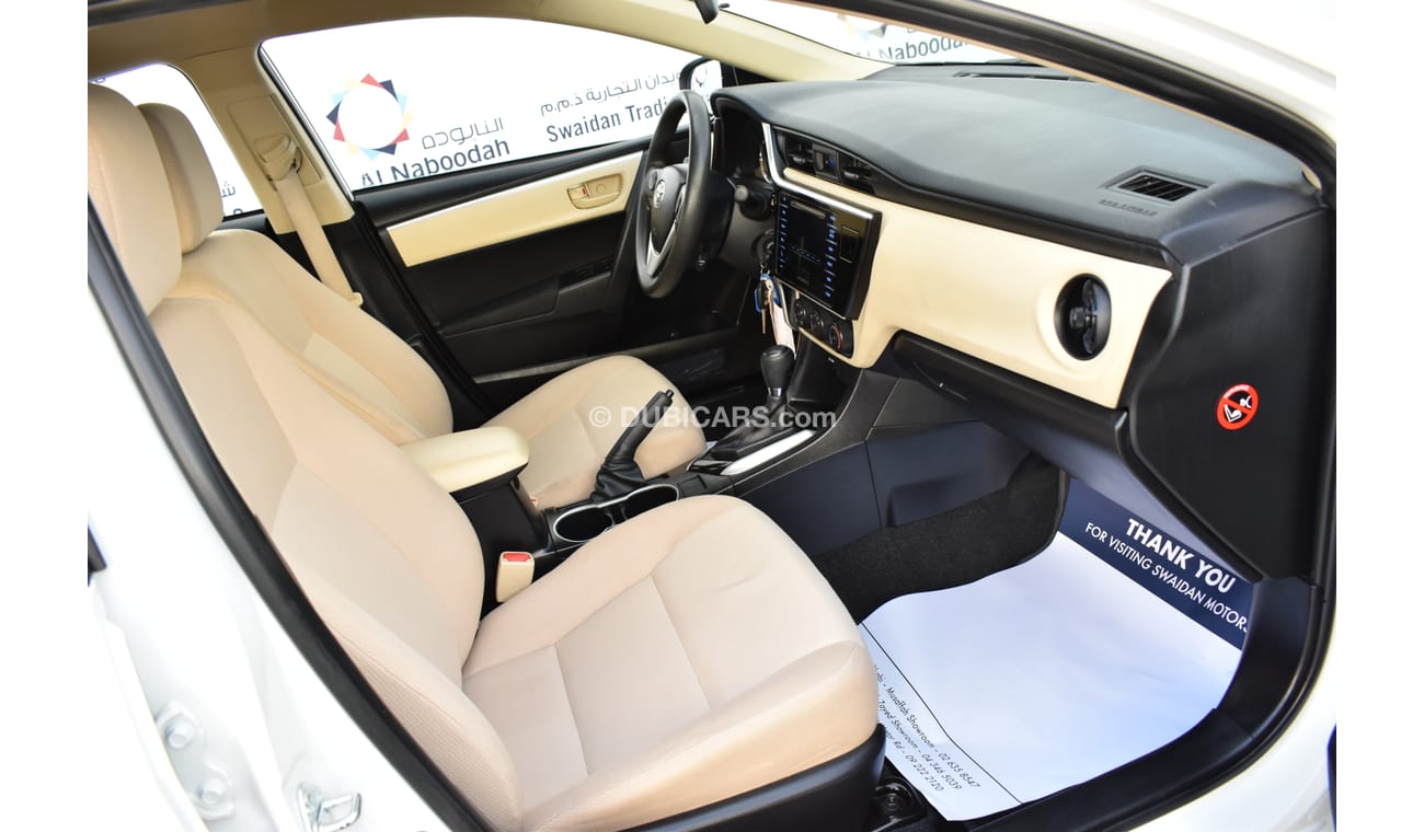 Toyota Corolla 1.6L SE 2017 GCC SPECS WITH DEALER WARRANTY