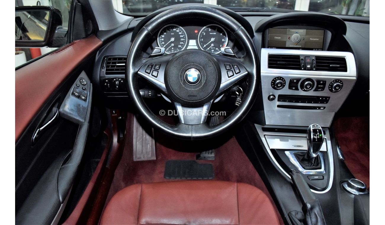 BMW 650i EXCELLENT DEAL for our BMW 650i ( 2008 Model ) in Black Color GCC Specs