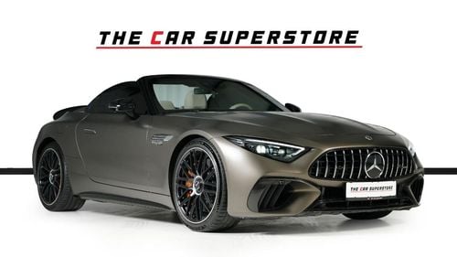 مرسيدس بنز SL 63 AMG 4 MATIC Plus-Low Mileage-Exclusive Color-AMG Driver Performance Pack