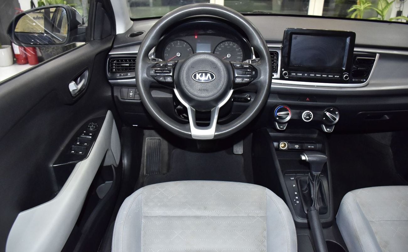 Kia Rio LX EXCELLENT DEAL for our KIA Rio ( 2021 Model ) in Blue Color GCC Specs