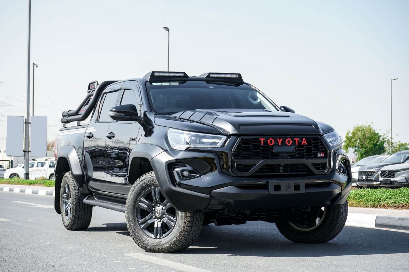 تويوتا هيلوكس The Toyota Hilux is a famously tough and versatile pickup truck, known for its rugged reliability an