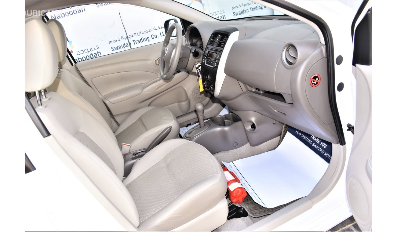 Nissan Sunny AED 574 PM | 1.5L SV GCC DEALER WARRANTY
