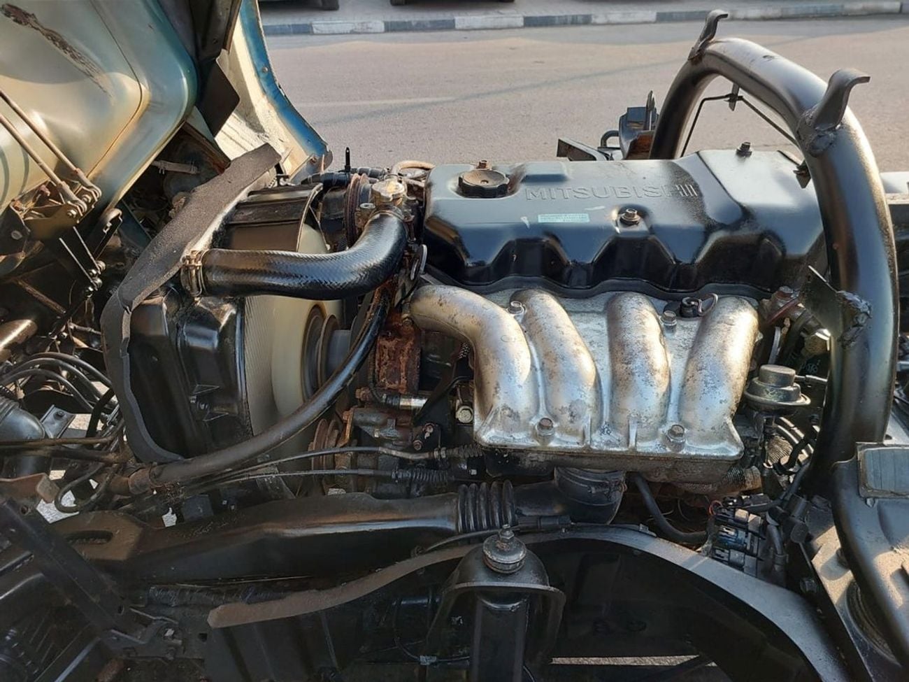 Mitsubishi Fuso Canter MITSUBISHI CANTER DUMPER TRUCK RHD 1997 MODEL 4.2 L DIESEL MANUAL(PM27711)