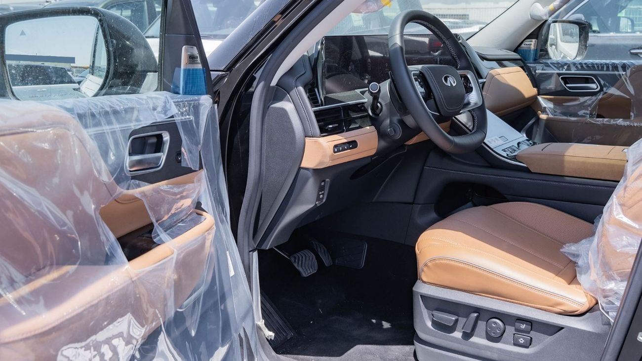 إنفينيتي QX80 2026 Infiniti QX80 Sensory 3.5L AT Petrol (Black-Tan)