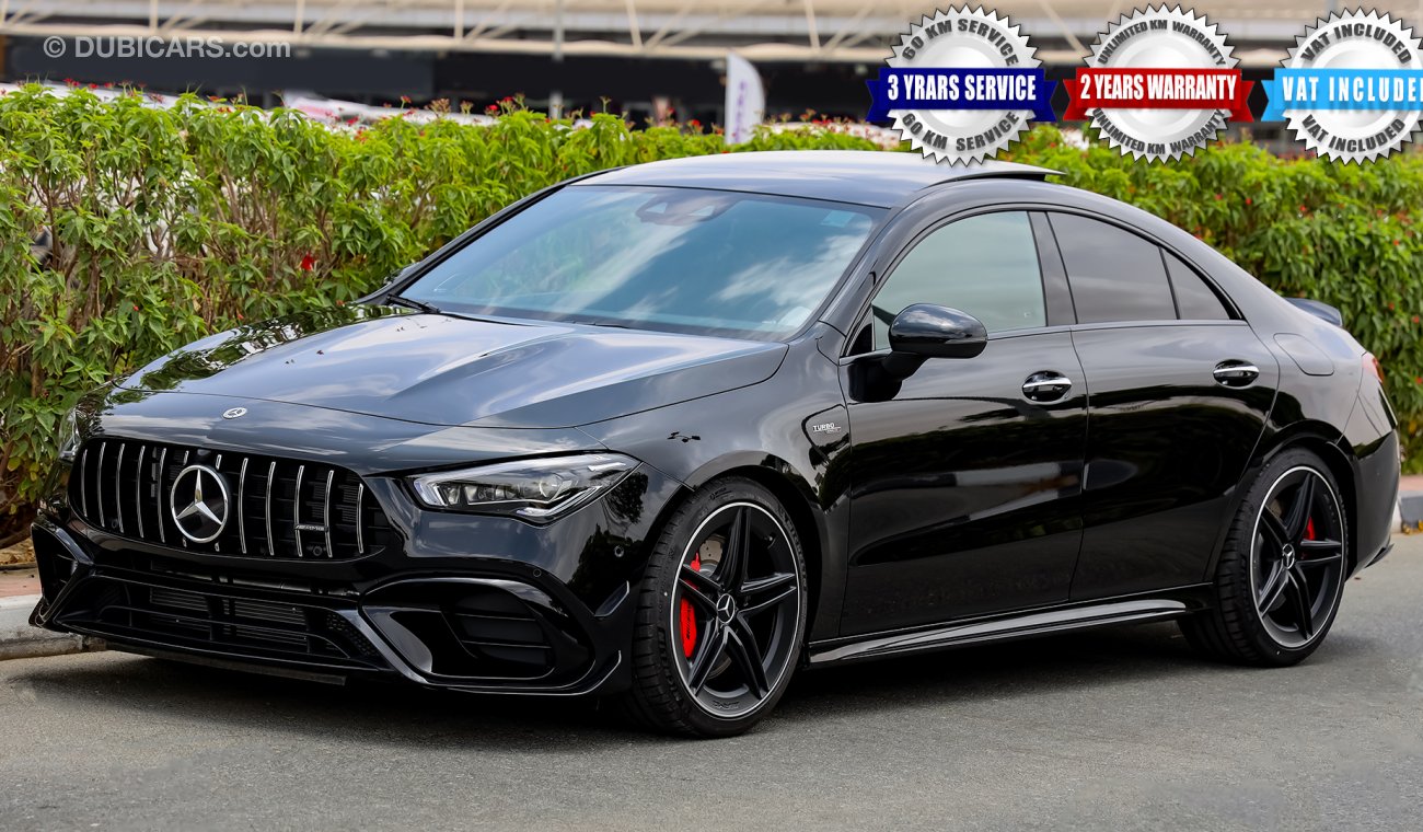 Mercedes-Benz CLA 45 AMG S 4Matic Plus, Coupe , Night Package , GCC , 2021 , 0Km , W/2 Yrs UNLTD MLG WNTY @EMC