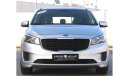 Kia Carnival Kia Carnival 2018 GCC, in excellent condition