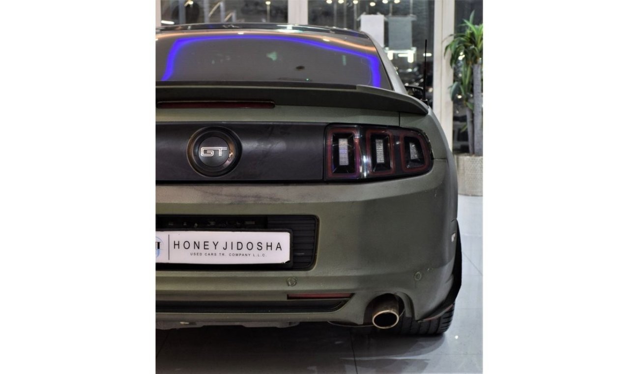 فورد موستانج EXCELLENT DEAL for our Ford Mustang 5.0 GT 2013 Model!! in Crinkled Green Color! GCC Specs