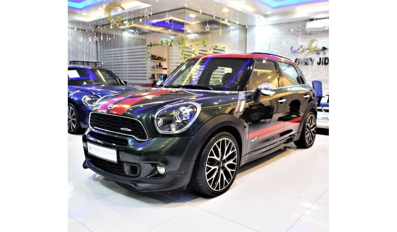 Mini John Cooper Works Countryman Amazing Mini John Cooper Works Countryman ALL4 2015 Model!! in Green & Red Stripes Color! GCC Specs