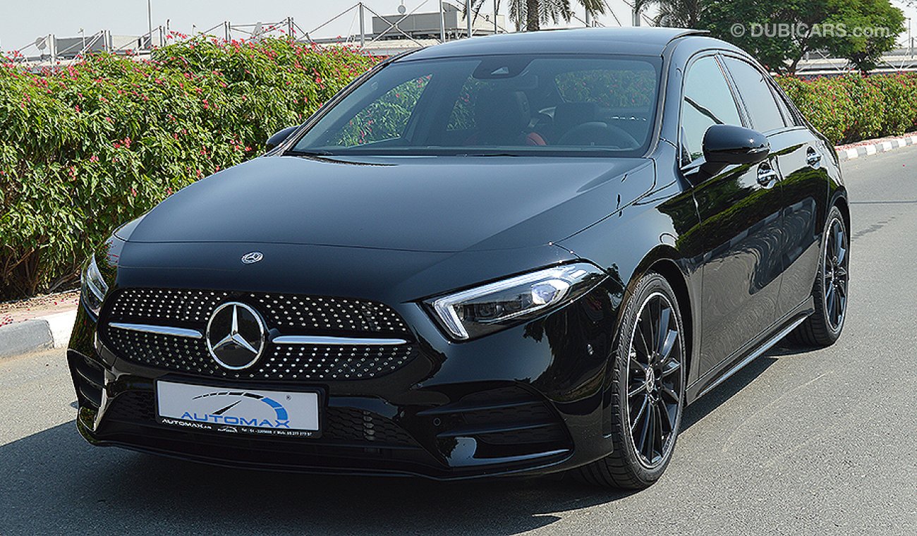 Mercedes-Benz A 200 AMG 2020, I-4 GCC, 0km with 2 Years Unlimited Mileage Warranty + 3 Years FREE Service at EMC
