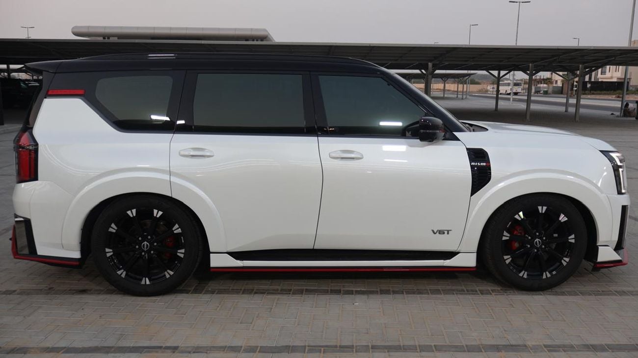 Nissan Patrol NISMO Warranty from Al Masood for 5 years with open mileage . original Paint . Super Clean Premium Edition