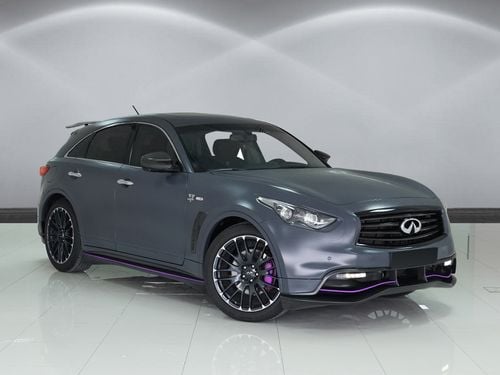 Infiniti QX70 Vettel Edition. Al Masaood Certified Pre-owned Vehicle.
